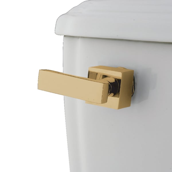 KTQLL2 Executive Toilet Tank Lever, Polished Brass